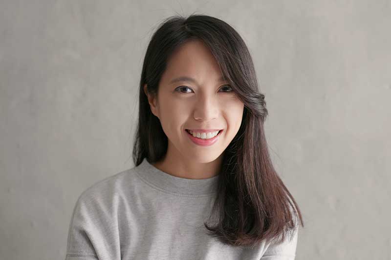 Young Woman with Radiant Hair