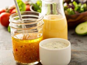 Image of Different Salad Dressings