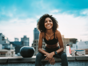 Woman next to her Cellgevity